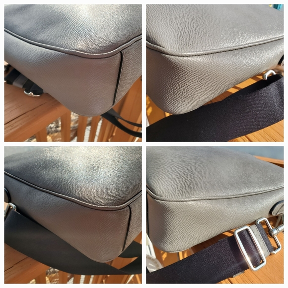 COACH BECKETT SLIM BRIEF LAPTOP CROSSGRAIN BAG - Picture 6 of 13